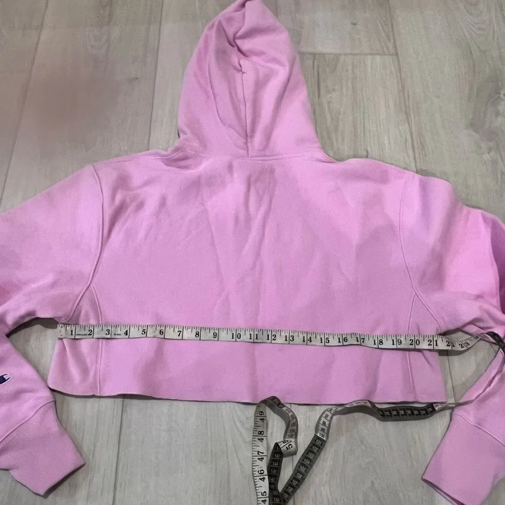 Champions Cropped Cut Off Hoodie size s